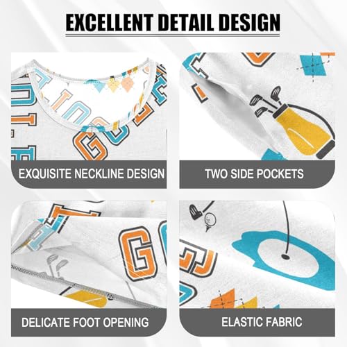 VIGTRO Pajamas Set Short Sleeve Summer Sleepwear Short Sets, Soft 2 Piece Short Pjs Set Size 5Y-14Y4