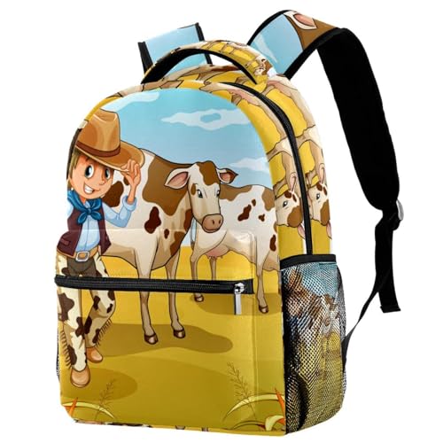 Sac de voyage décontracté et robuste pour filles et garçons avec grand compartiment