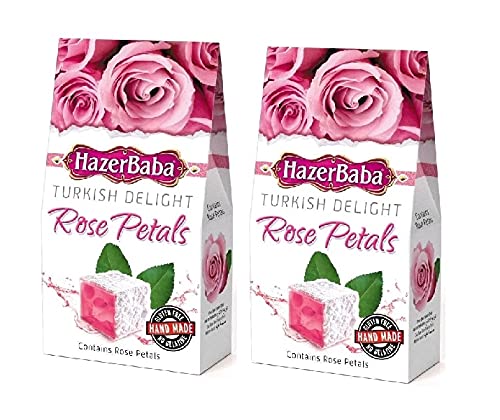 HAZERBABA TURKISH DELIGHT ROSE PETALS EACH PACK 3.5 OZ (2 PACK)