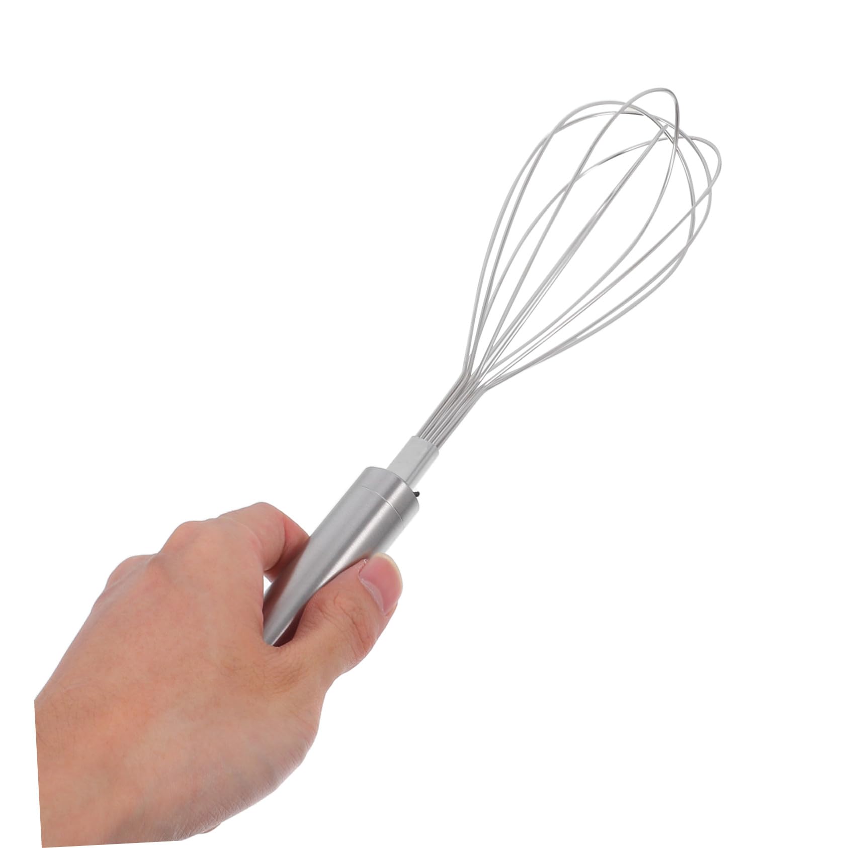 OUNONA 4 Stück Handlicher Manuelles Rotations-eierschläger-set mit Edelstahl-schneebesen Hitzebeständiger Silikonbürste und Spatel Vielseitiges Küchenwerkzeug für Backen Teigmischen und