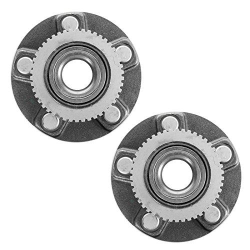 Image of TRQ Rear Wheel Bearing and Hub Assembly Set 2 Piece Compatible with 1995-1999 Nissan Maxima 4 Wheel ABS 1996-1999 Infiniti I30