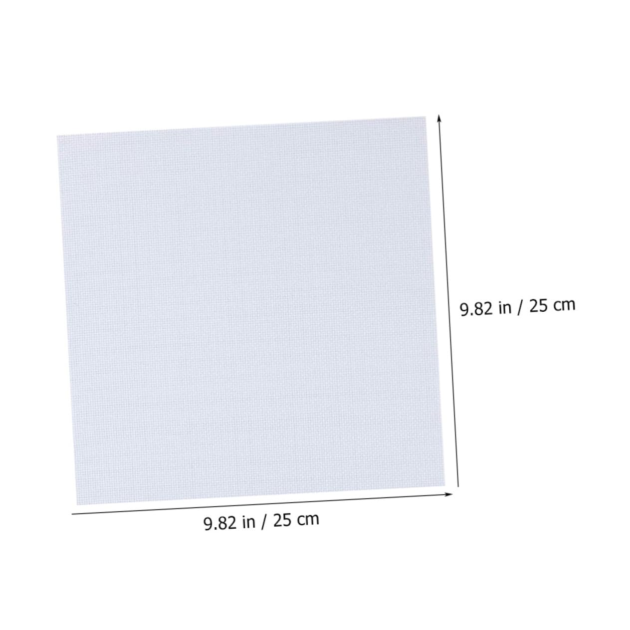 TEHAUX Cross Stitch Fabric Set 8pcs Embroidery Aida Cloth Embroidery Gridding Fabrics Soft Comfortable Polyester Sewing Lovers