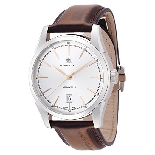 Hamilton H42415551 American Classic Spirit of Liberty - Reloj automático Suizo para Hombre, Color marrón, clásico, marrón, Talla única, Clásico