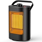 YAZEKY Chauffage d'appoint 1500W, Mini PTC Radiateur Soufflant Electrique à Economie D'é...