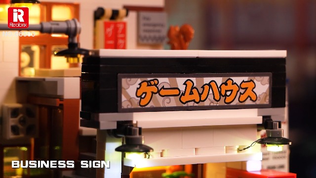 Amazon.com: Reobrix Japanese Game Store Building Sets with Lights