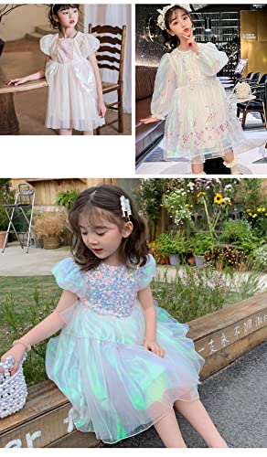 Organza Fabric for Sewing Sold by the Metre, 100 cm x 150 cm, Colourful Glitter Organza Tulle Fabric - Image 3