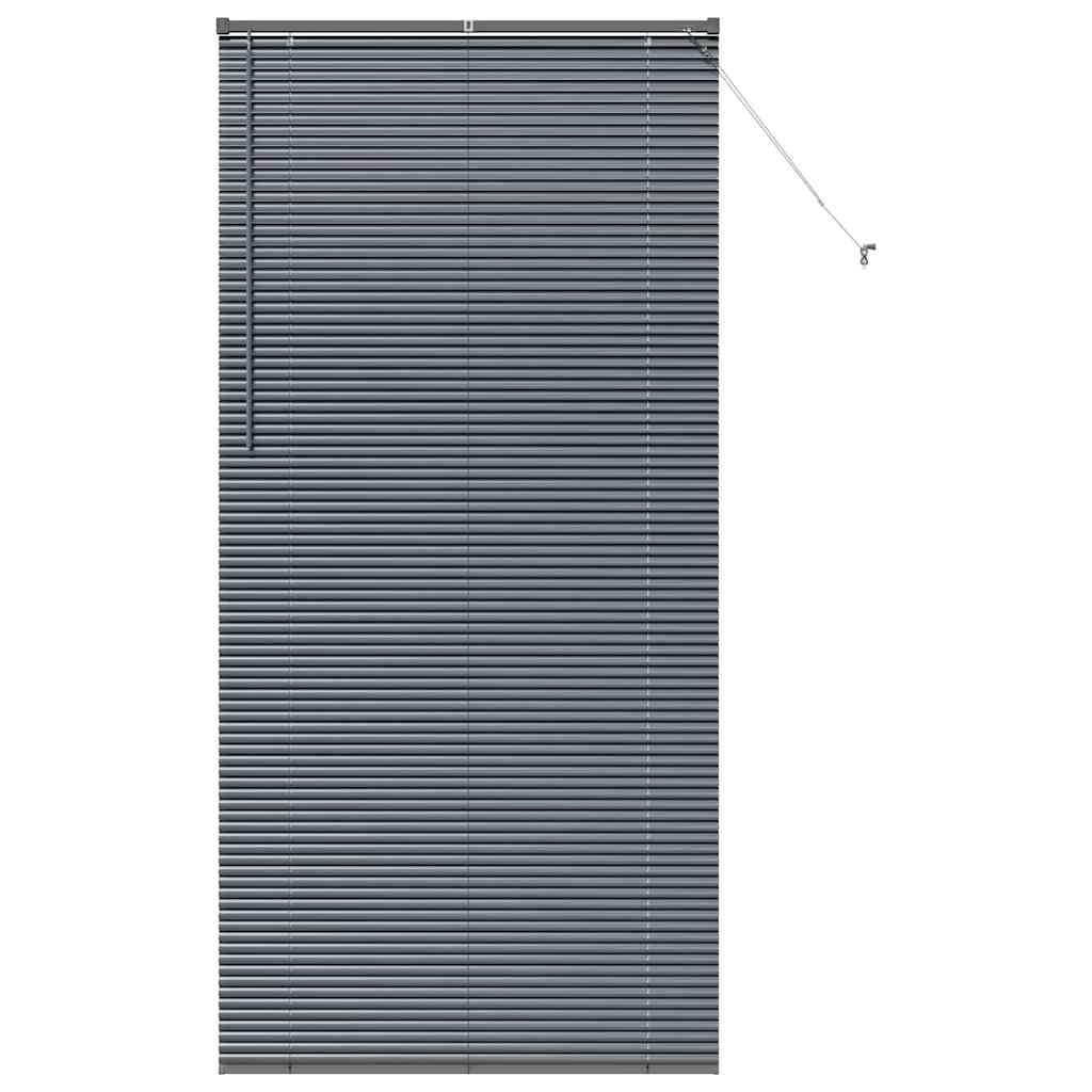vidaXL Venetian Blinds Dark Grey 220 x 105 cm Aluminium — image 1