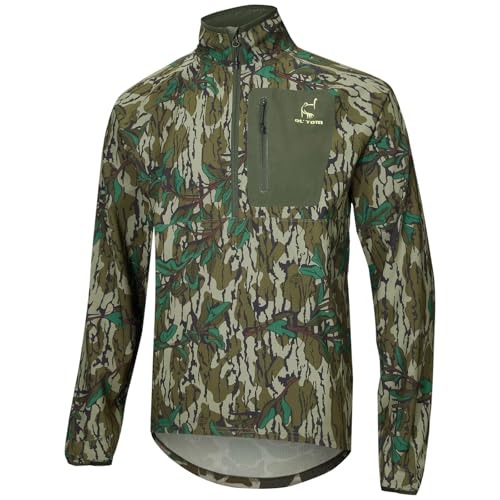 Drake Waterfowl Men's SWT Durable Water-Resistant Breathable Ultra Stretch Outdoor Half Zip Pullover