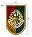 Wizard Style Banner - Hogwarts Flag 37x24 in - Printed on Both Sides - Durable Enough for Outside Conditions - Perfect Barware Man Cave Gift - Unique HP Collectible Accessories