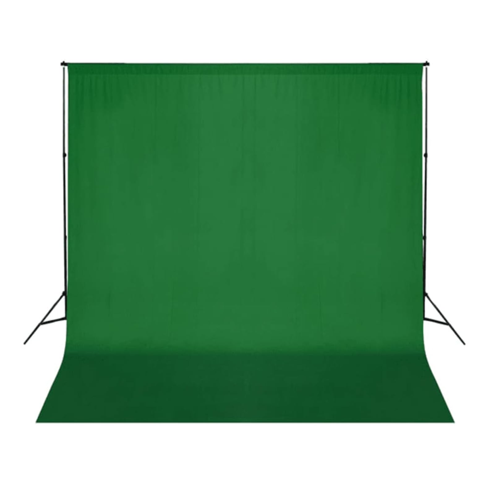 Homgoday Mobili Fondale in Cotone Verde 300x300 cm per Croma Key, Decorazione da Mobili, Mobili da Interni/Esterni per Soggiorno Ufficio