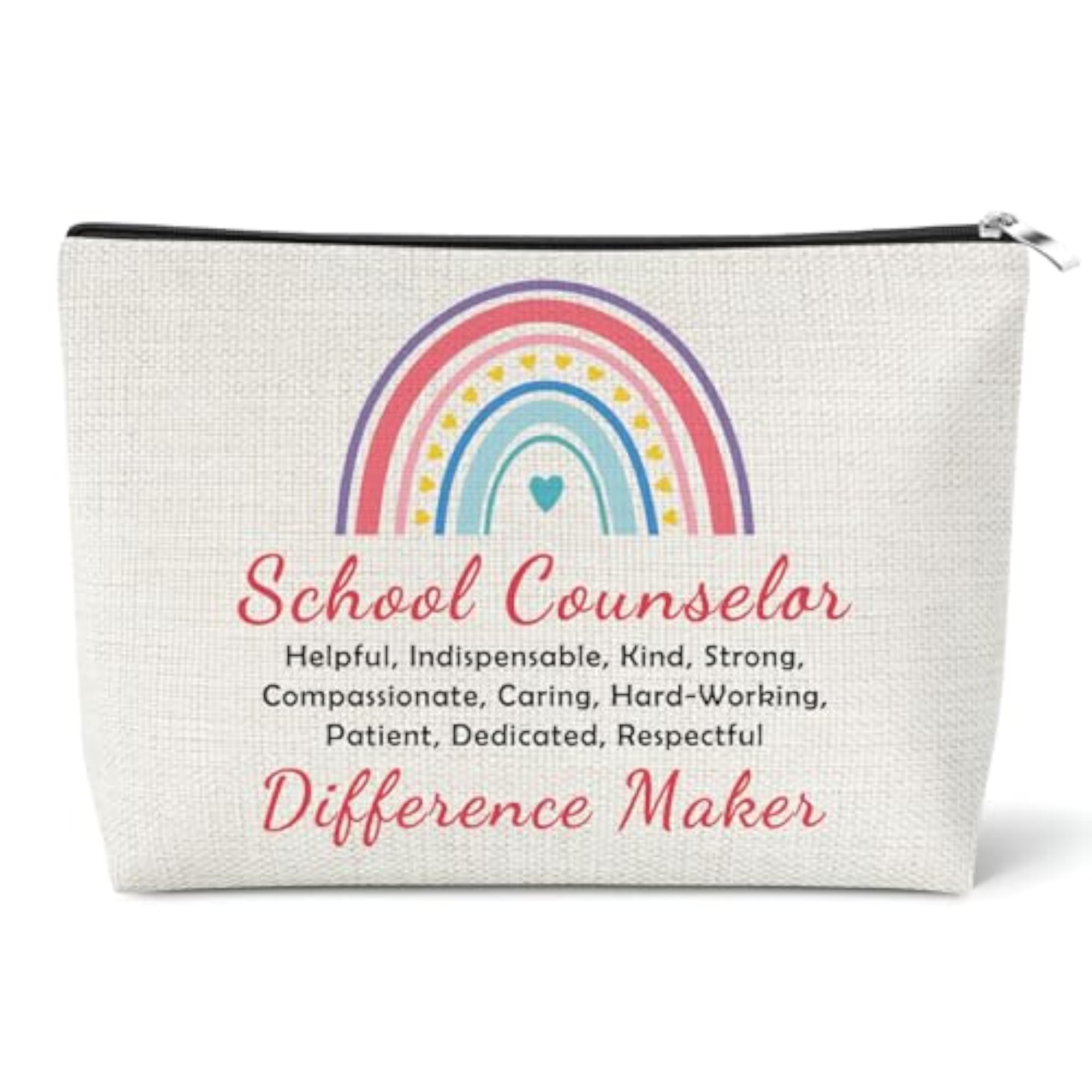 School Counselor Makeup Bag, Appreciation Gift