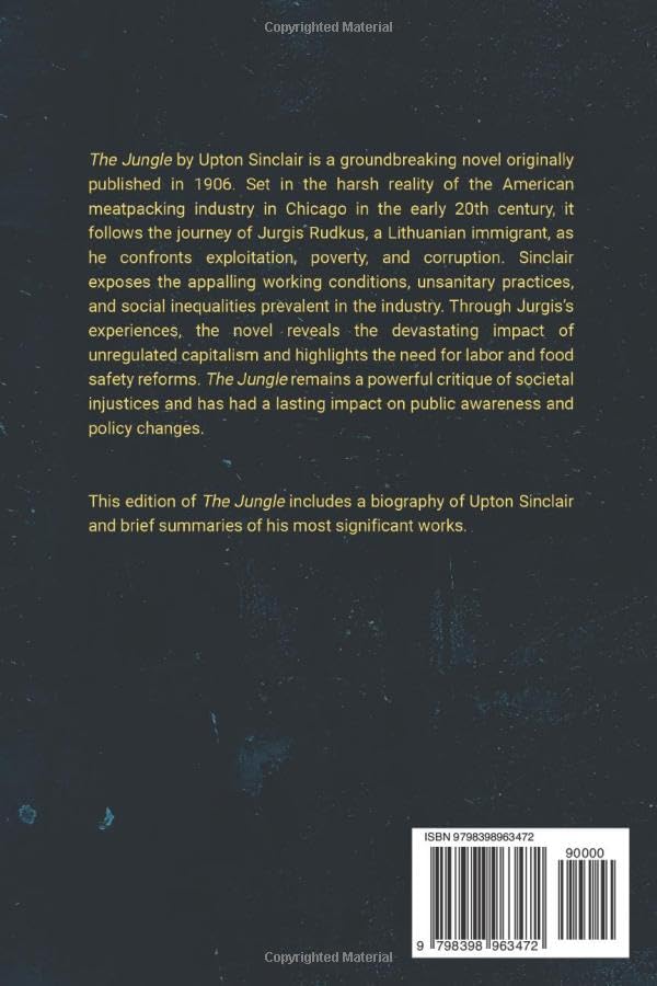 Miniatura 2 de The Jungle (Annotated) Original 1906 Edition with Updated Biography of Upton Sinclair