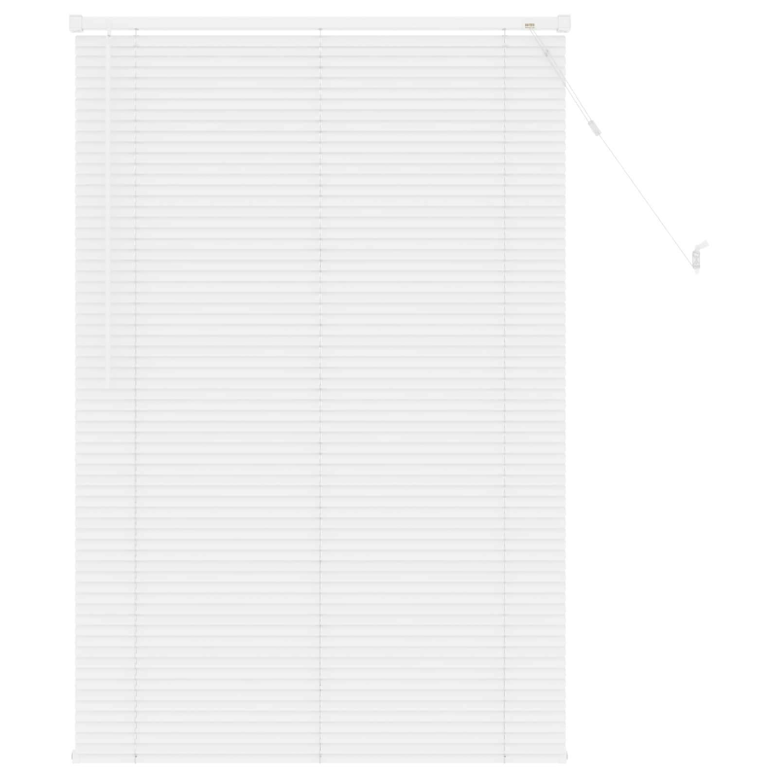 vidaXL Tenda veneziana manuale, regolabile, bianca, 150 x 70 cm, in PVC, moderna, in PVC, per interni, per finestre, protezione della privacy, filtraggio della luce regolabile in sala studio