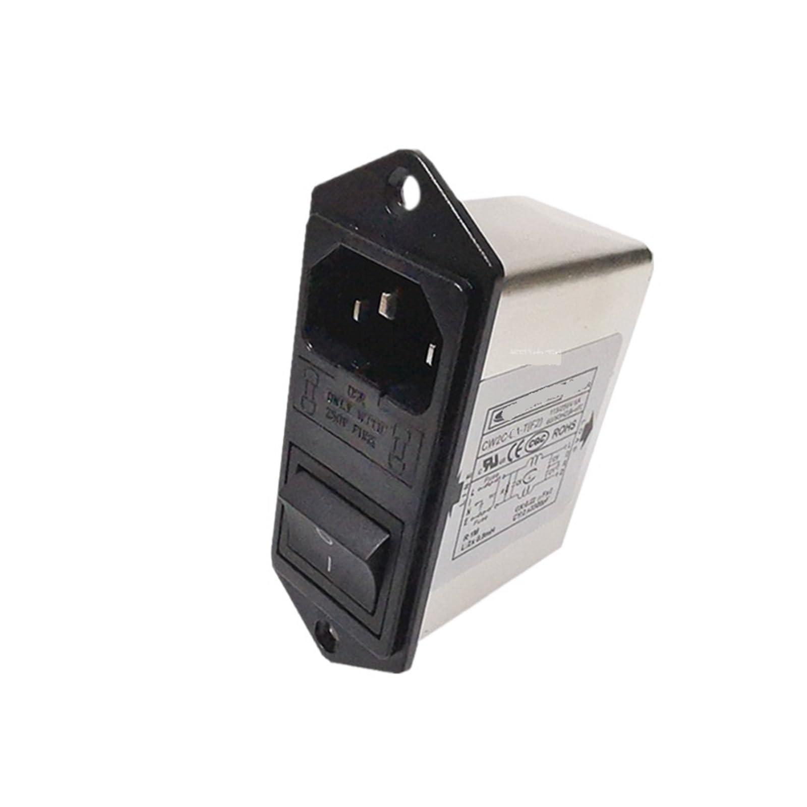 Filtre d'alimentation CW2C-6A/10A-T haut de gamme avec double fusible F2 02