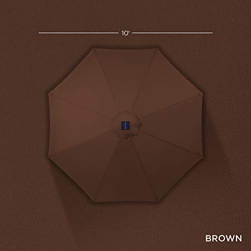 Best Choice Products Solar Powered LED Patio Umbrella #TOP29