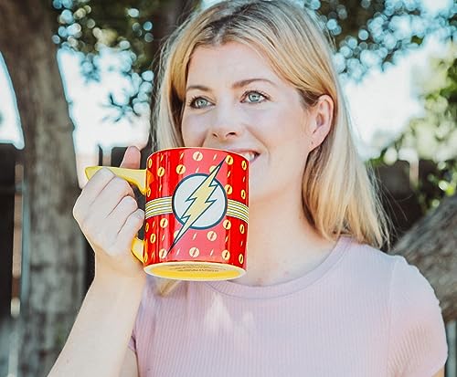 Taza de Cerámica The Flash 20 Onzas Rojo miniatura 5
