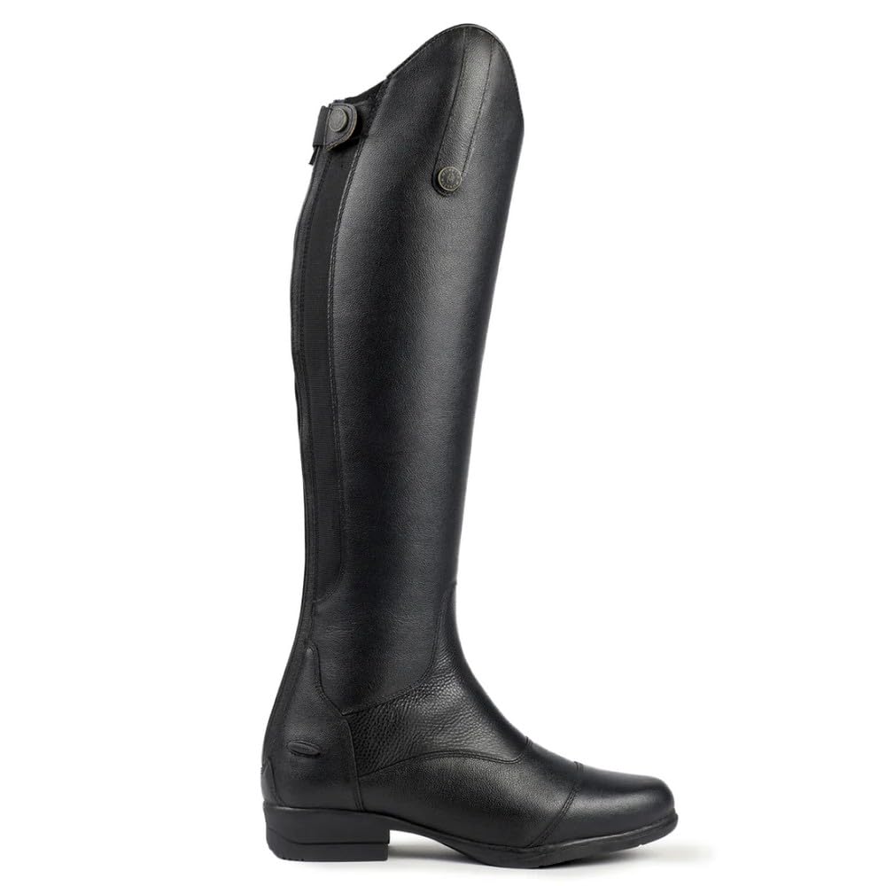 Moretta Carla - Stivali da equitazione lunghi in pelle, da donna, Nero , 37