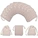 nbeads 10 Pcs Petit Jute Sacs à Cordonnet Cadeaux de Mariage Bijoux Pochettes Sacs Party Favor Sacs, 9X 8cm
