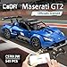 CaDA C57013W Technik Maserati GT2 1:14 Building Blocks, Licensed 594 PCS Racing Car Model Kit with Detailed Cockpit & Race Livery, for Teens and Adult