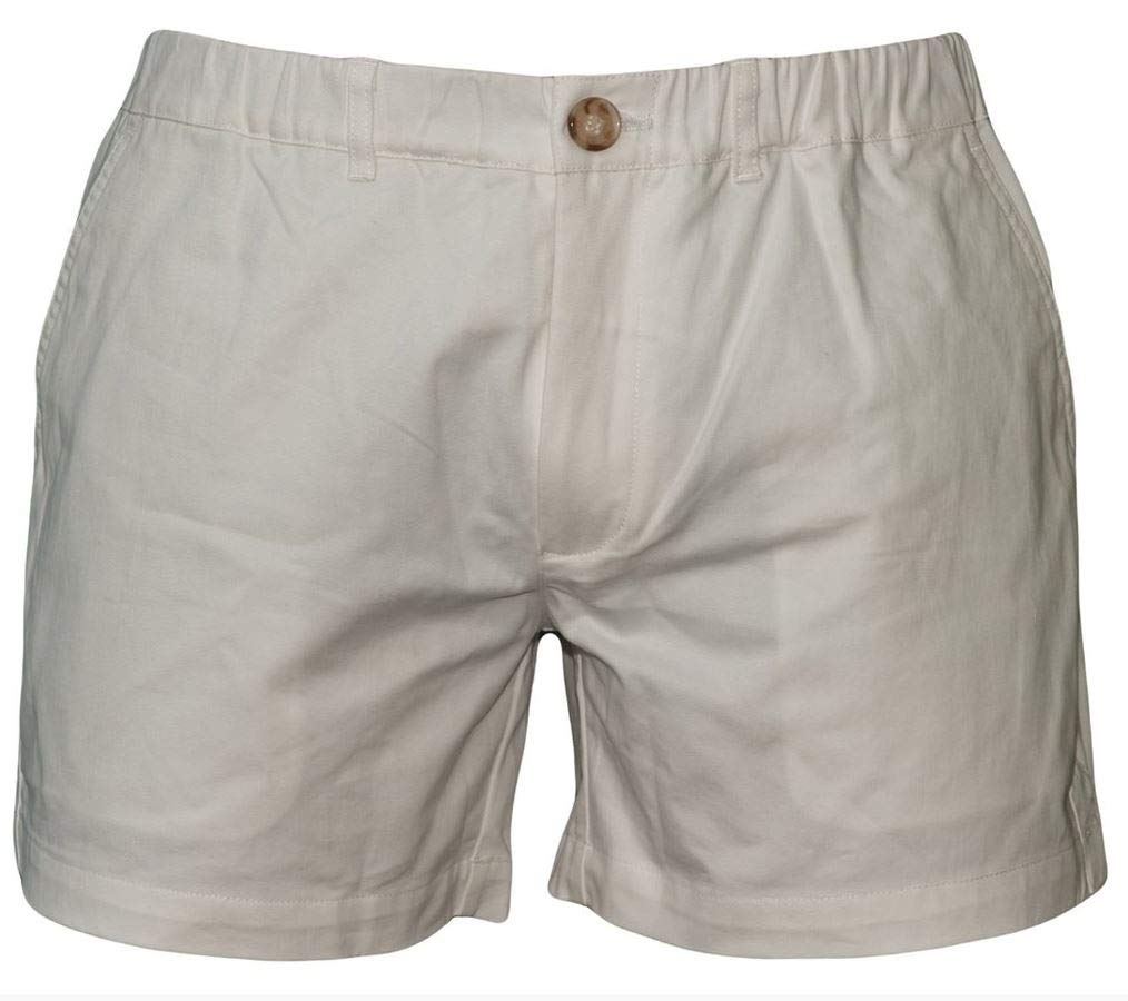 Men's 5.5" Inseam Elastic-Waist Short Shorts 4-Way Stretch