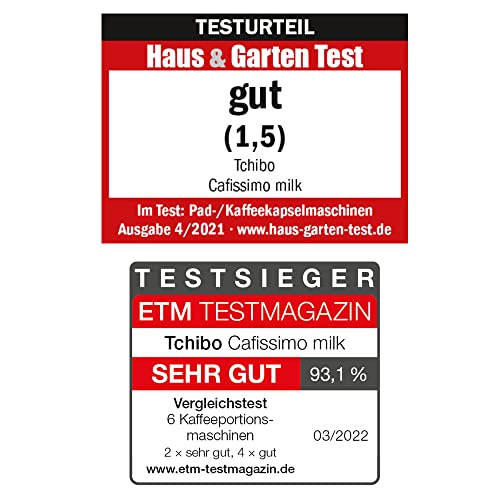 Tchibo Cafissimo milk Kaffeemaschine Kapselmaschine inkl. 30 Kapseln für Caffè Crema, Espresso, Kaffee und… – Bild 5