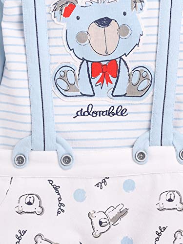 Image of BABY GO Designer Half Sleeve Dungaree for Baby Boys
