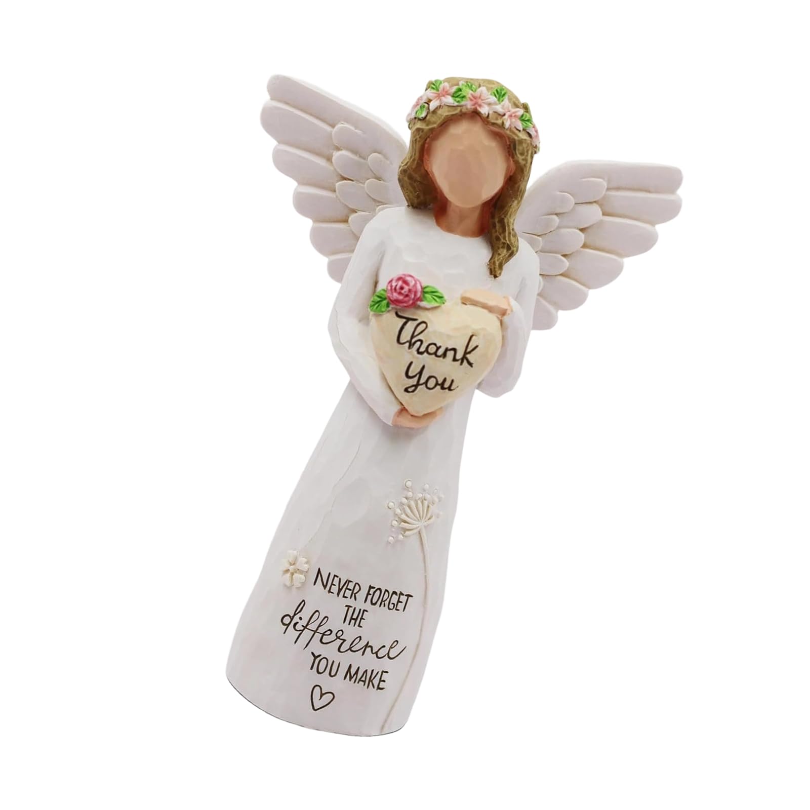 Ekoama Sympathy Angell Figurine for Loss of Loved Angell Statue Home Decors Serenitys for Women Bereavement