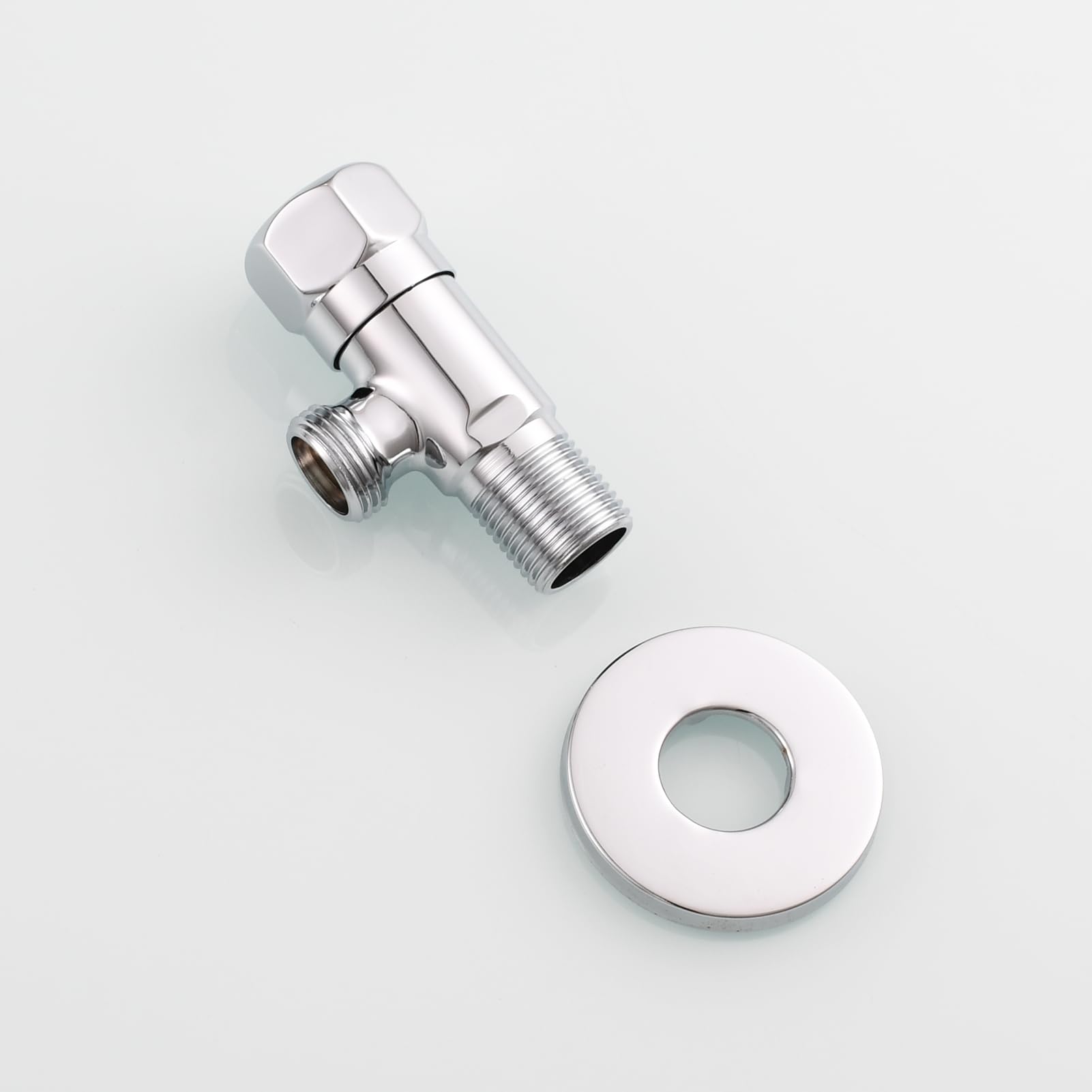 Tecmolog Douchette WC Kit Complet Acier Inox Douchette Toilette Eau Froide avec Flexible, Support, Chromé, WS024DF3