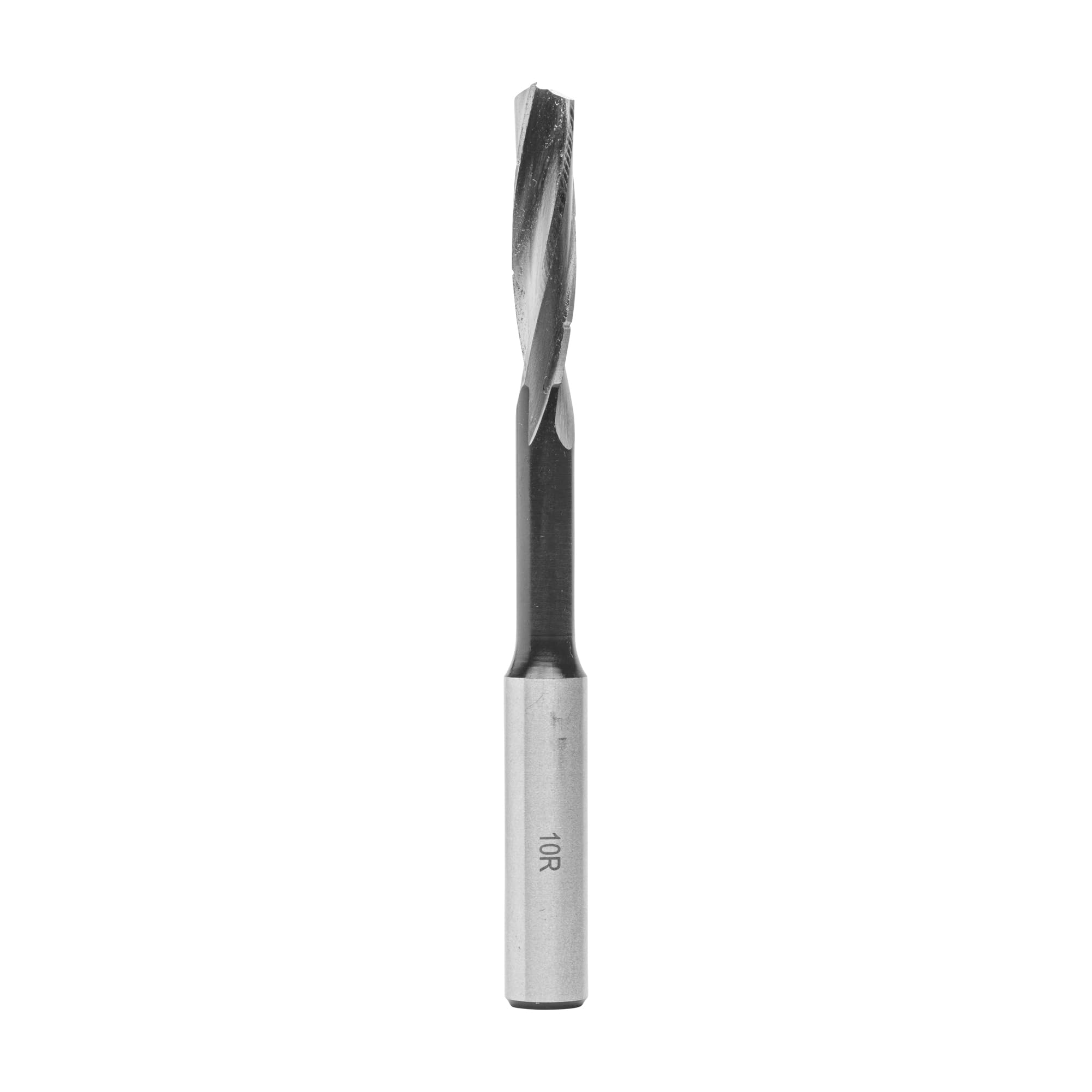 ENT 45232 Mèches à mortaiser hélicoïdale droite, acier à outils, Diamètre (D) 10 mm, NL 45 mm, GL 140 mm, droit, S 13 mm