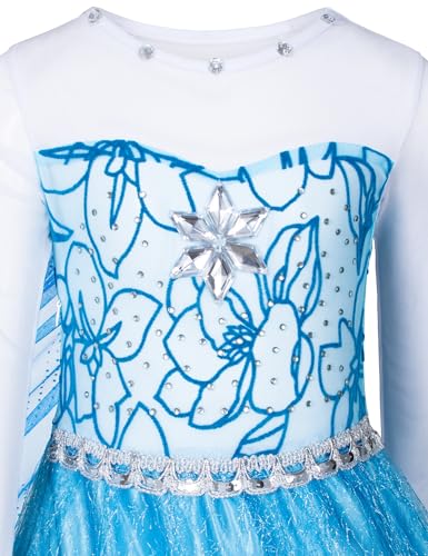 Disfraz Princesa Azul para Niñas con Accesorios miniatura 5