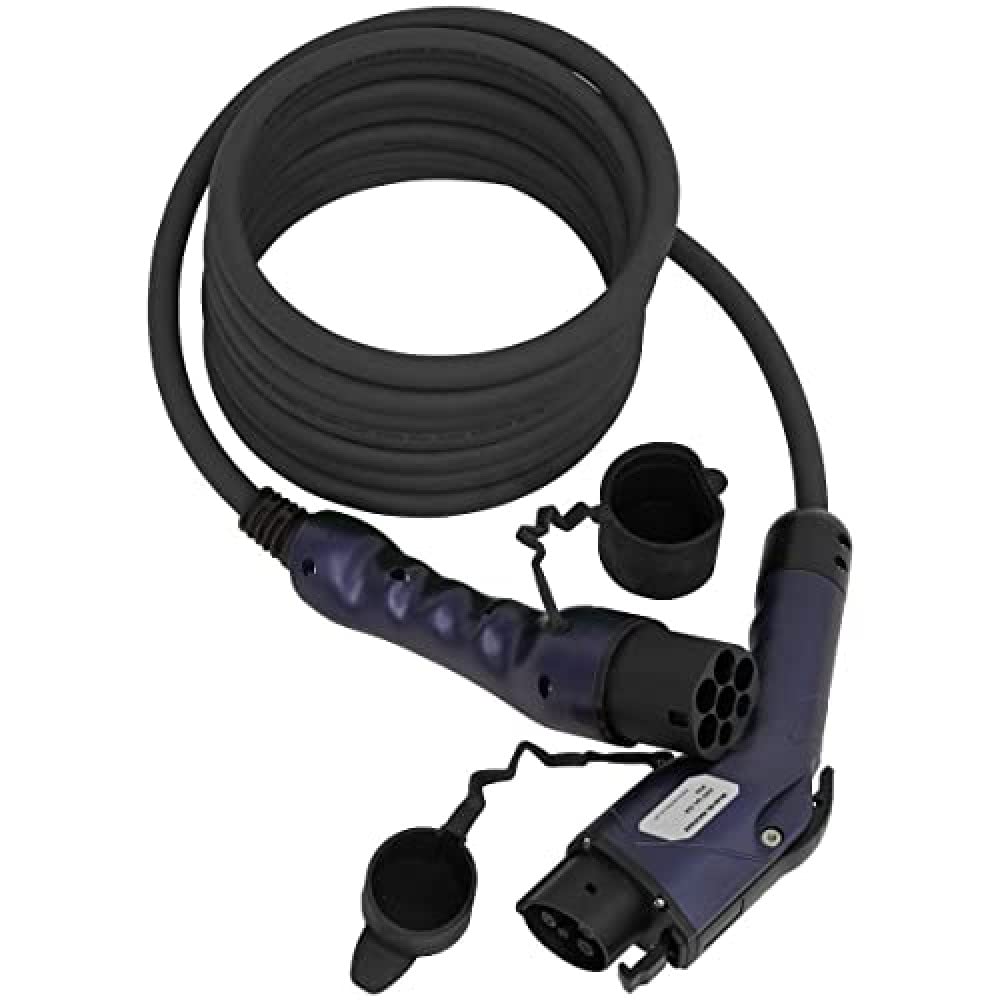 Sealey 32A (7.4Kw) Type 1 To Type 2 Mode 3 Ev Charging Cable - Evcc1232 5M