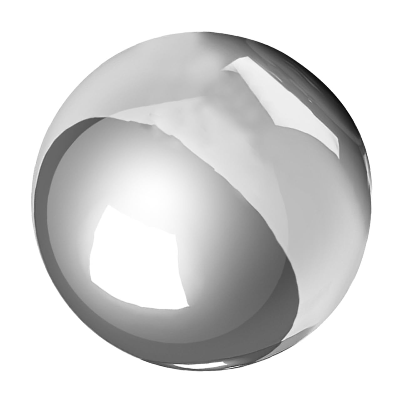 TOBBOMEY Stainless Steel Reflective Gazing Ball Polished Garden Sphere for Outdoor Decor Portable Mirror Ball Captivating Garden Decoration Engaging Reflective Surface