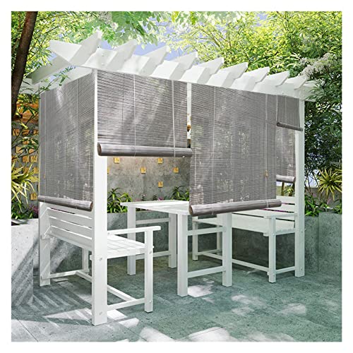 WAHHWF Verdunkelungsrollo Rollo Außen Grau Rollos 85cm/105cm/125cm/145cm...