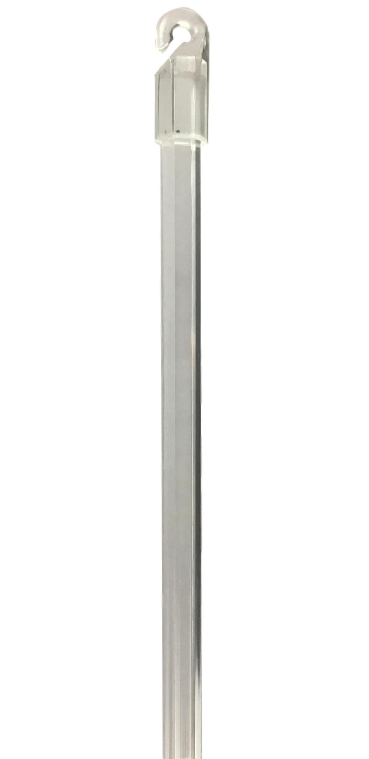 Clear Blind Tilt Wand Replacement with Hook and Grip (36" Long -1 Piece Pack)