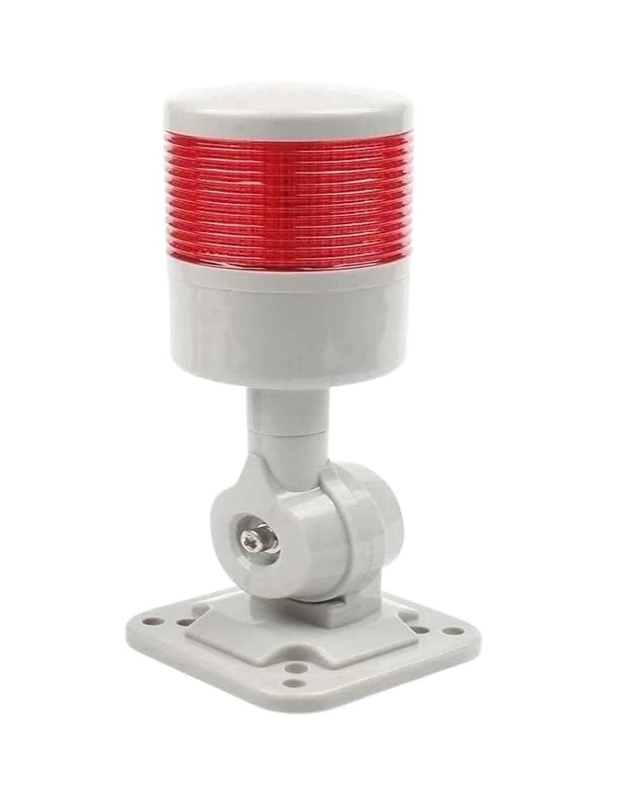 Led Signal Tower Stack Lights DC12-24V AC220V Steady Flashing Light Industrial Signal Warning Lights Buzzer(4 Layer AC220V)