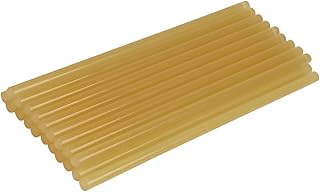 Hihaha 20 barras de pegamento caliente de 7 mm x 200 mm, sin pintura, color amarillo, repuesto de material duradero