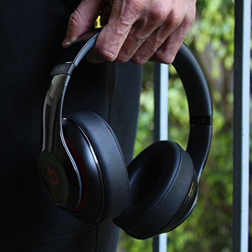 Image of WC Wicked Cushions Replacement Ear Pads for Beats Studio 2 & 3 (B0501, B0500) Wired & Wireless | Does NOT Fit Beats Solo | Softer PU Leather, Enhanced Foam & Stronger Adhesive | Black