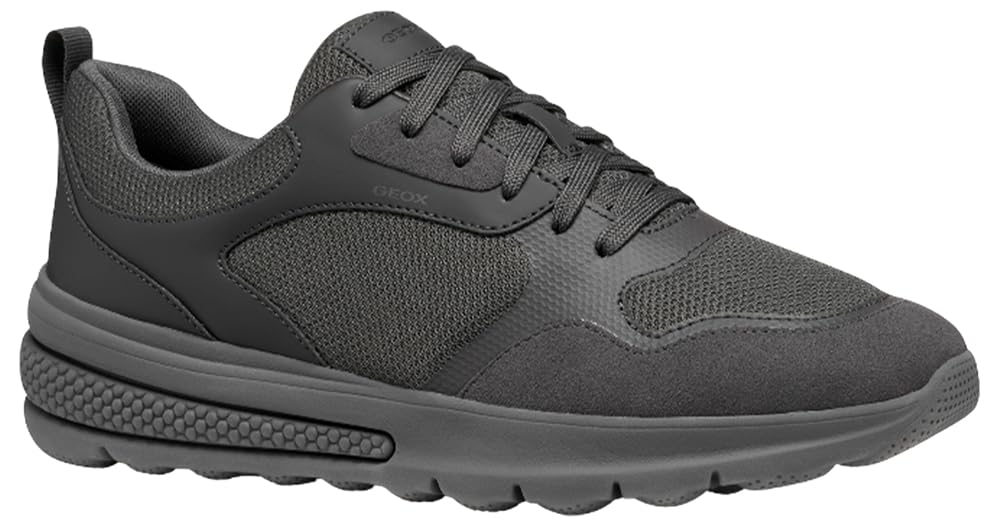 Geox Men U Activart Sneaker, Gray, 10 UK