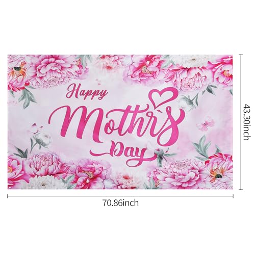Banner grande Feliz Día de la Madre 71x43 pulgadas miniatura 4