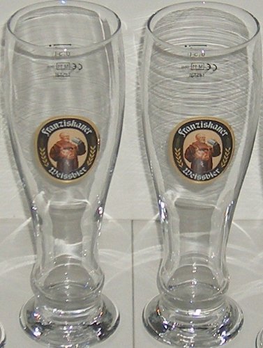 2 Stück Franziskaner Weissbier Gläser 0,5l Cover