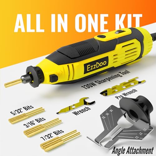EzzDoo Handheld Electric Chainsaw Sharpener