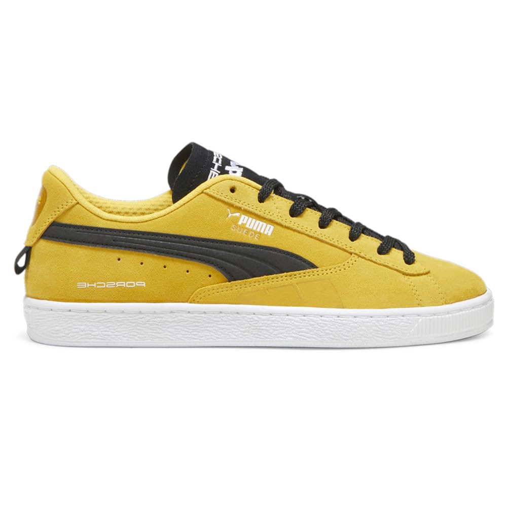 新品未使用　PUMA メンズ ポルシェ ブラック - スポーツ イエロー Amazon | PUMA ポルシェ レガシースエード, スポーツイエロー