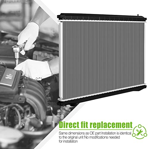 Scitoo Full Aluminum Radiator Replacement For 1993-1998 For Toyota For T100 2090 Plastic Radiator #TOP2