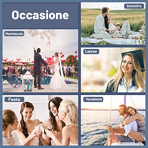 Ferro arricciacapelli 6 in 1 LCD, rivestimento in