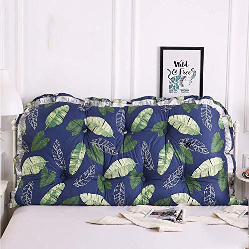 GYWY Suave Tapizado Cama Cojín De Cuña,sofá Cama Almohada Princesa Cojín,Lectura Almohada para Cama Apoyo,cabeceros Almohada Cojín De Cuña,F,180 * 75cm