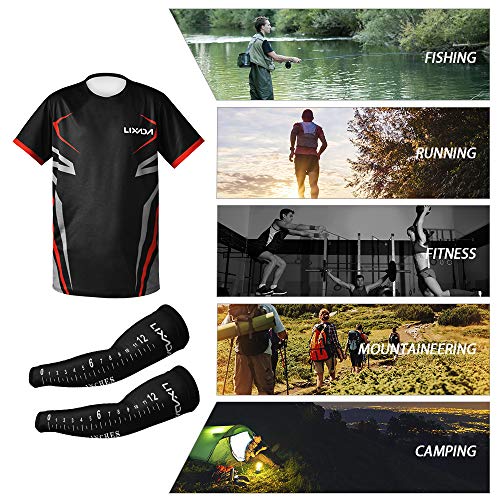 Camisa de pesca, Andoer Camiseta de pesca de verão de secagem rápida respirável ao ar livre proteção