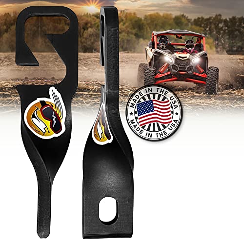 Easy-Cool UTV Door Latch (1 Pair) - Black 3.5” Secure Door Opening for Increased Air Circulation - UTV Accessories for RZR, Can-Am, Yamaha, CF Moto, Honda, Kawasaki by Keep Smiling Powersports