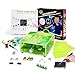 eUda+ STEM Tesla Lightning Kit - Ideal STEM Toys for Ages 12+ STEM Kits for Kids Age 12-14 - Rectangular-Fluorescent Green DIY Electronics - Cool Gadget for Teen Boys (Soldering Version)