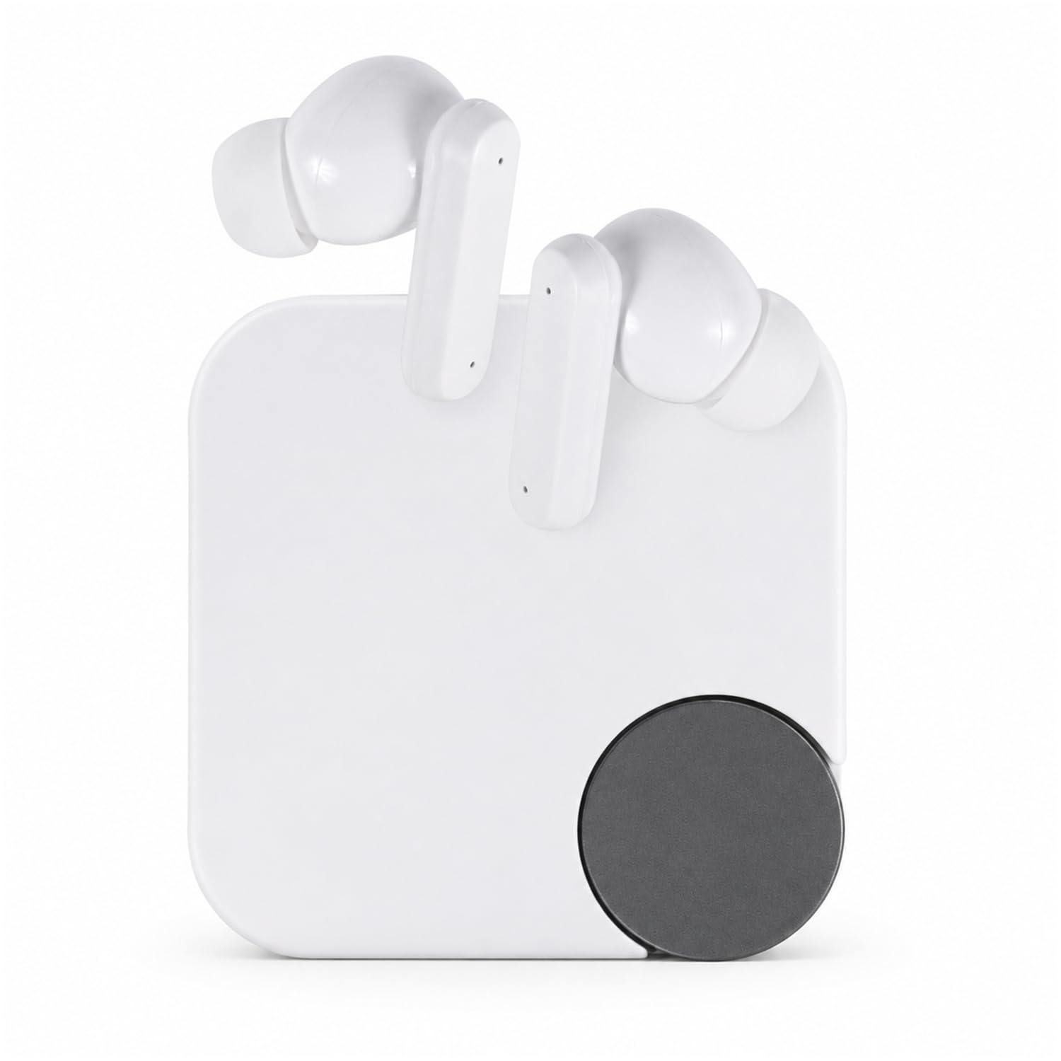 true wireless bluetooth earbuds with 60 hours total playback, bluetooth 5.3, deep bass, enc calling mic, touch controls, usb type-c fast charging, in-ear tws earphones white