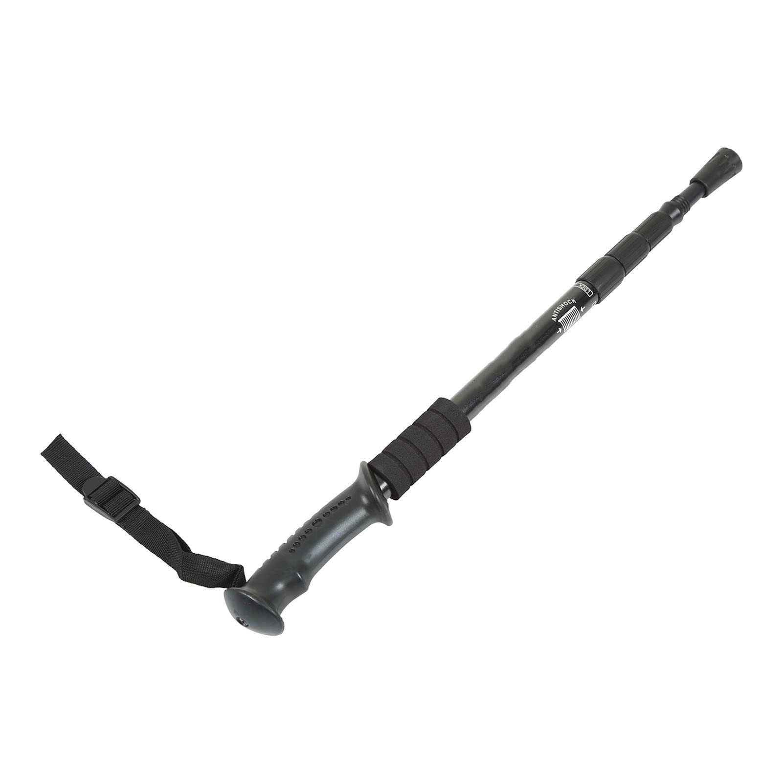 Hiking Poles, Comfortable Handle Shock Absorption Telescopic Aluminum Alloy Mountain Stick for Outdoor (Straight Handle)-image-44